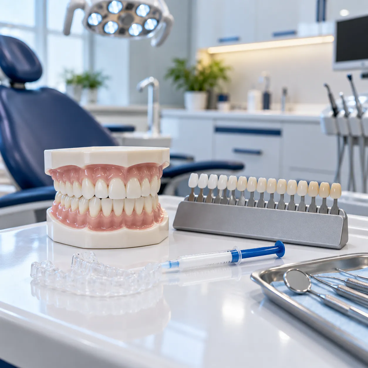 You want to improve the colour of your teeth